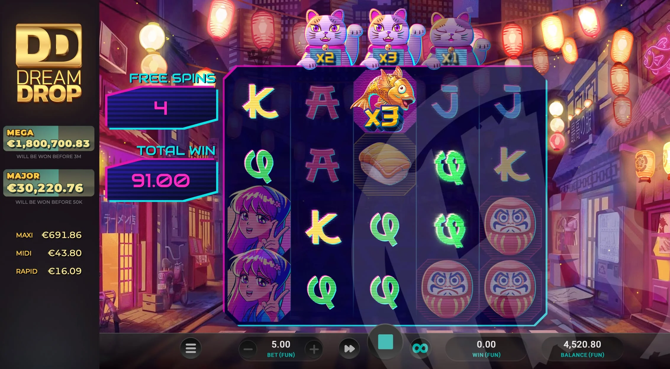 Neko Night Dream Drop Slot Review pic 4